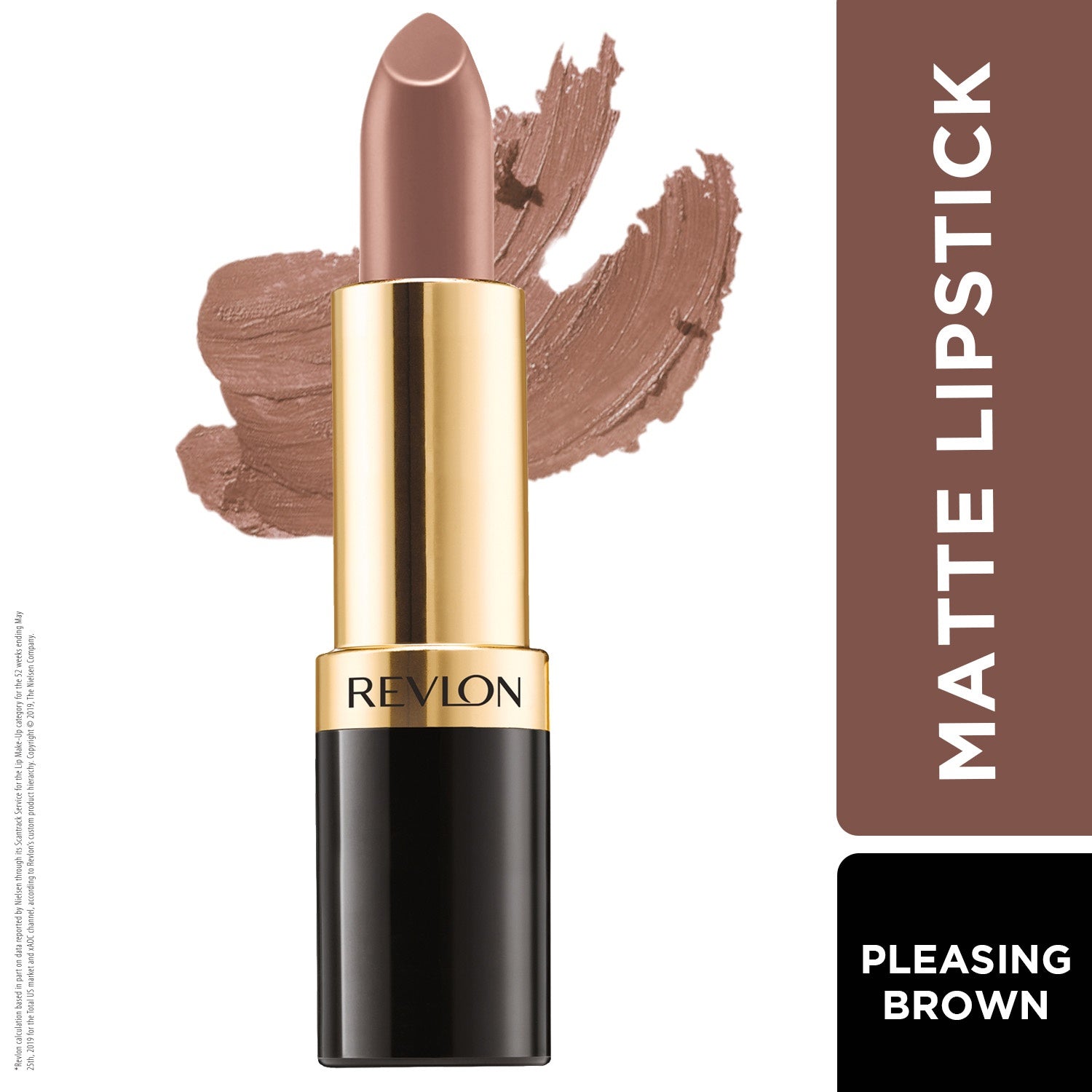Super Lustrous Matte Lipstick,Pleasing Brown, 4.25g