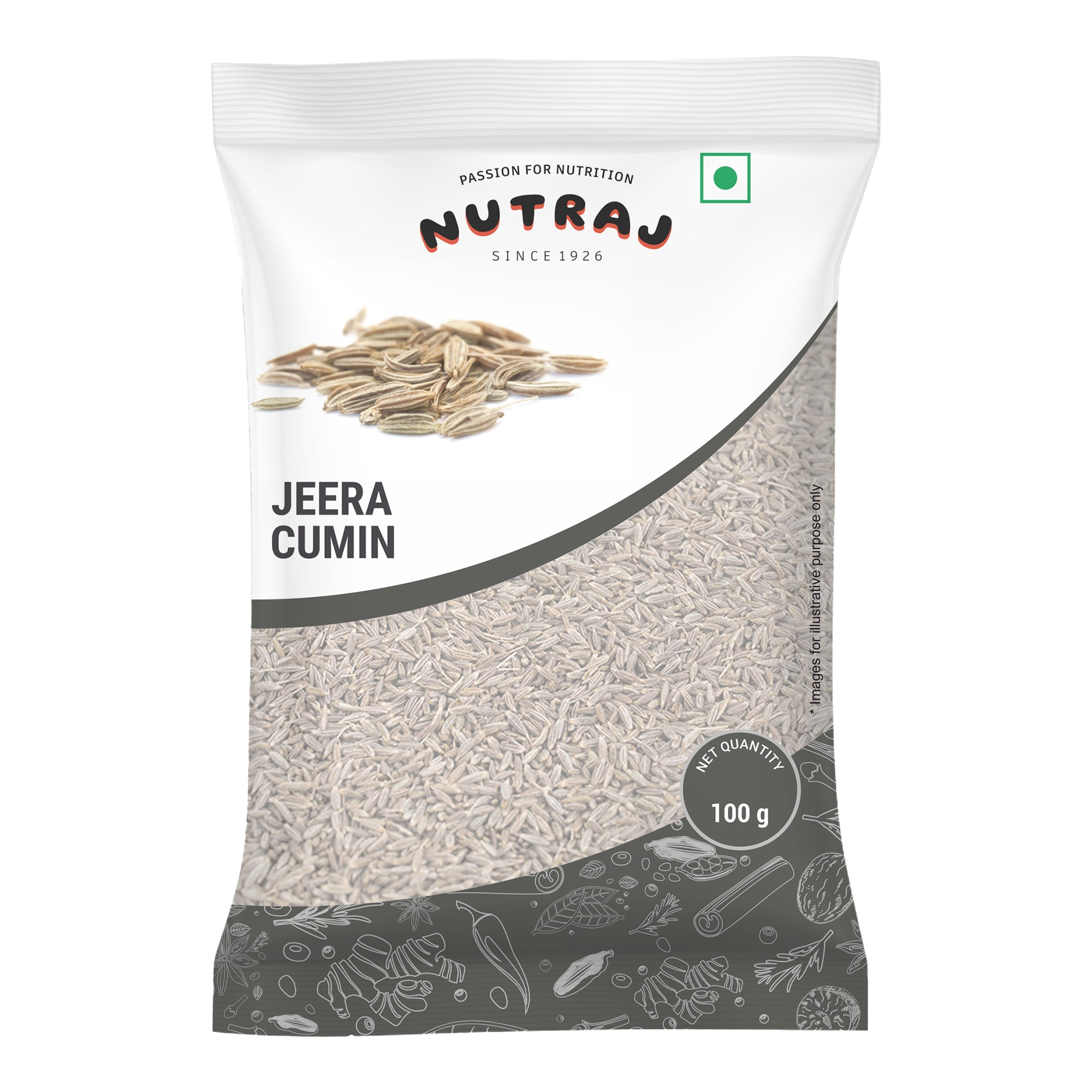 Whole Cumin 100 Gm Seeds | Jeera 100Gm