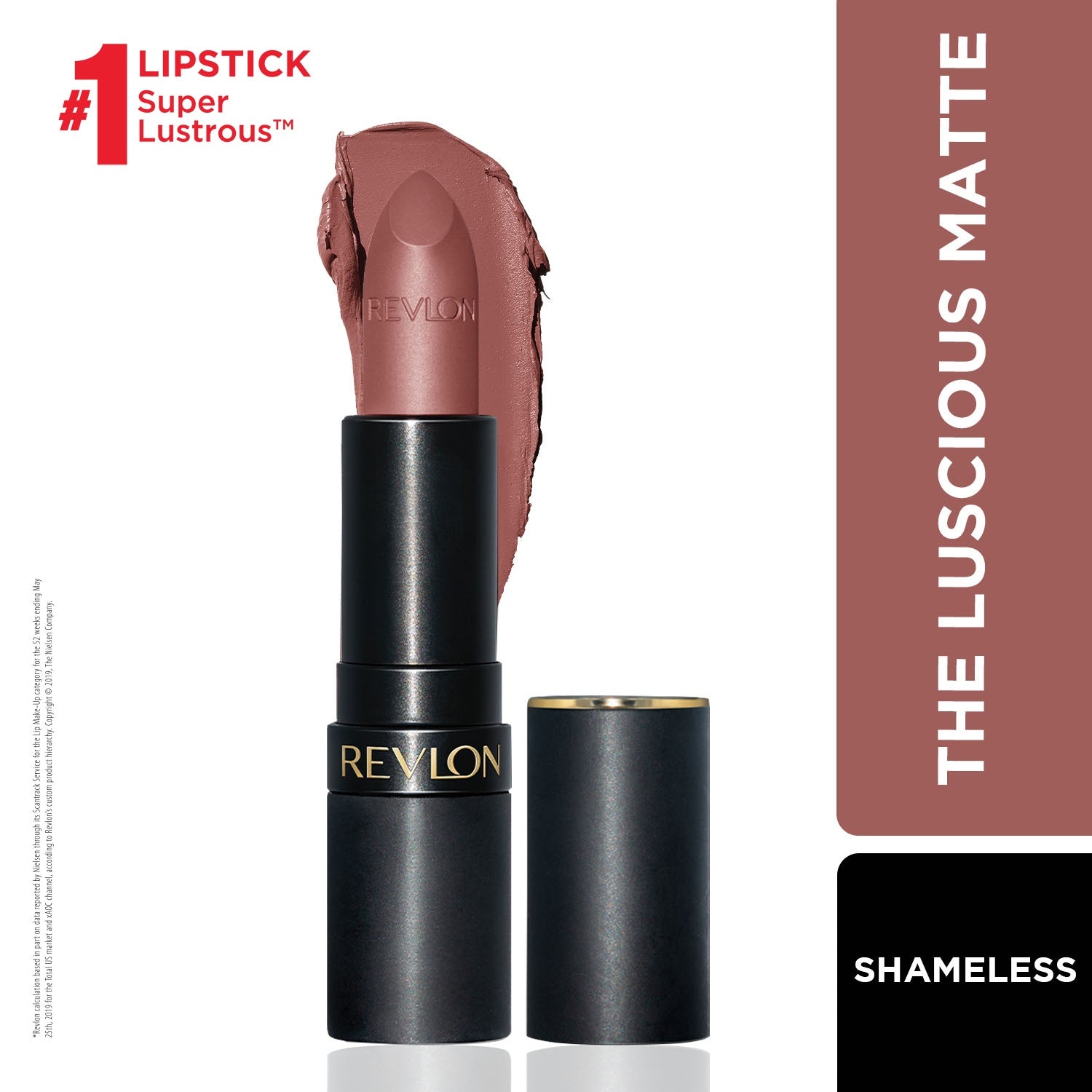 Super Lustrous Luscious Matte Lipstick,Shameless, 4.25g