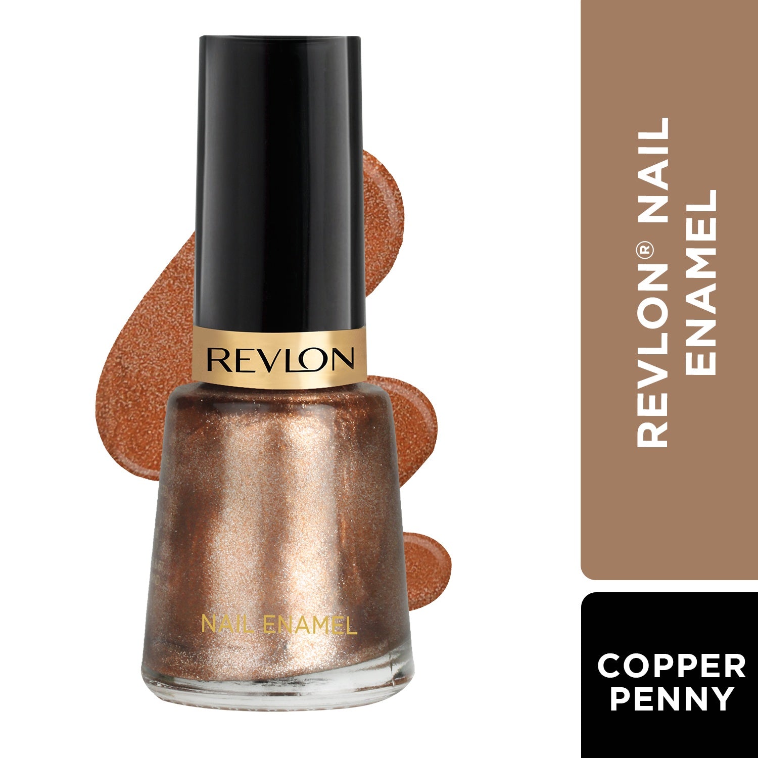 Matte Finish Nail Enamel, Copper Penny, 8ml