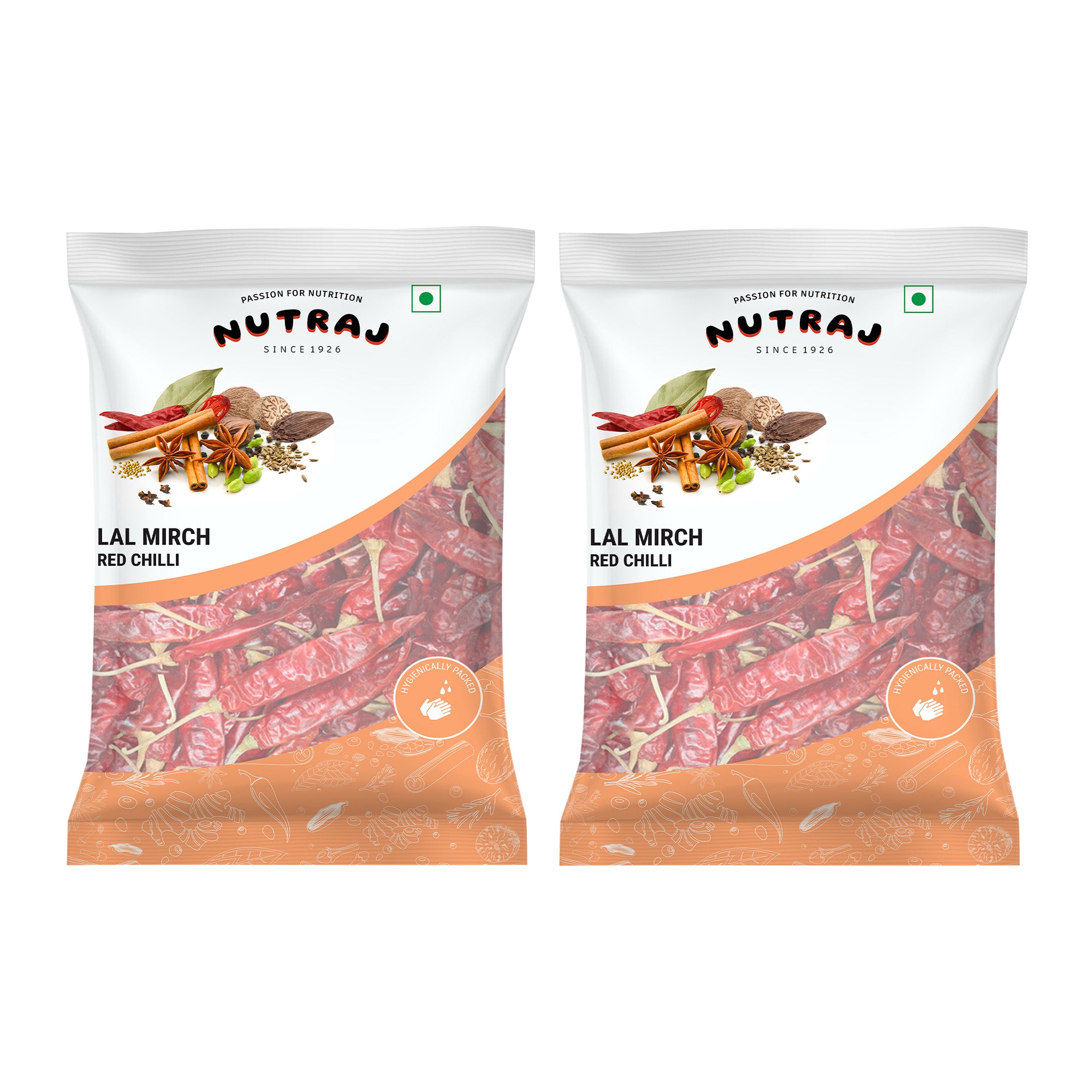 Whole Red Chilli (Lal Mirchi)  (200G X 2)
