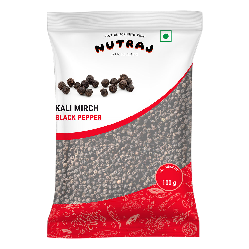 Black Pepper Seeds 100G | Kali Mirch | Authentic Taste Whole Black Pepper Can Support Digestion