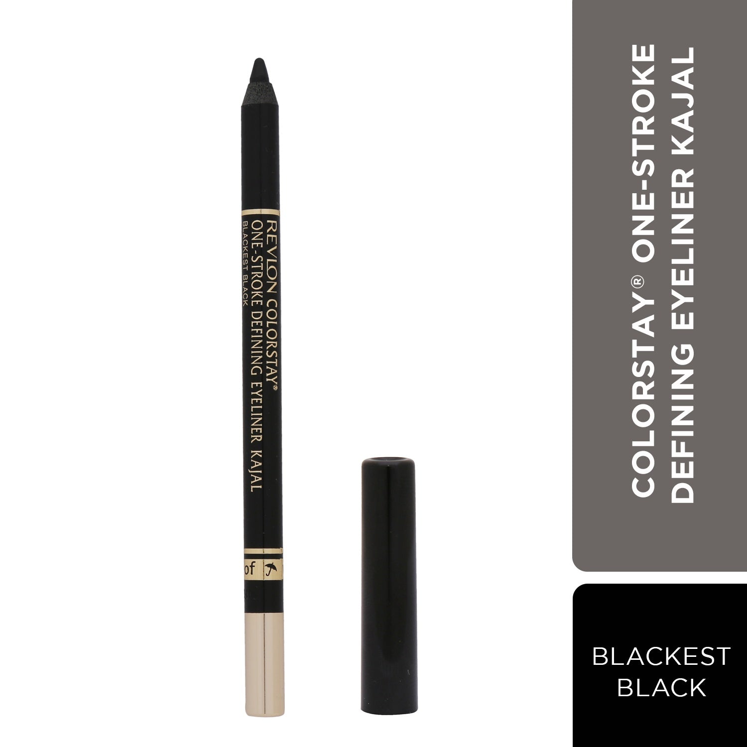 Blackest Black Colorstay One Stroke Defining Eyeliner Kajal 1.2g
