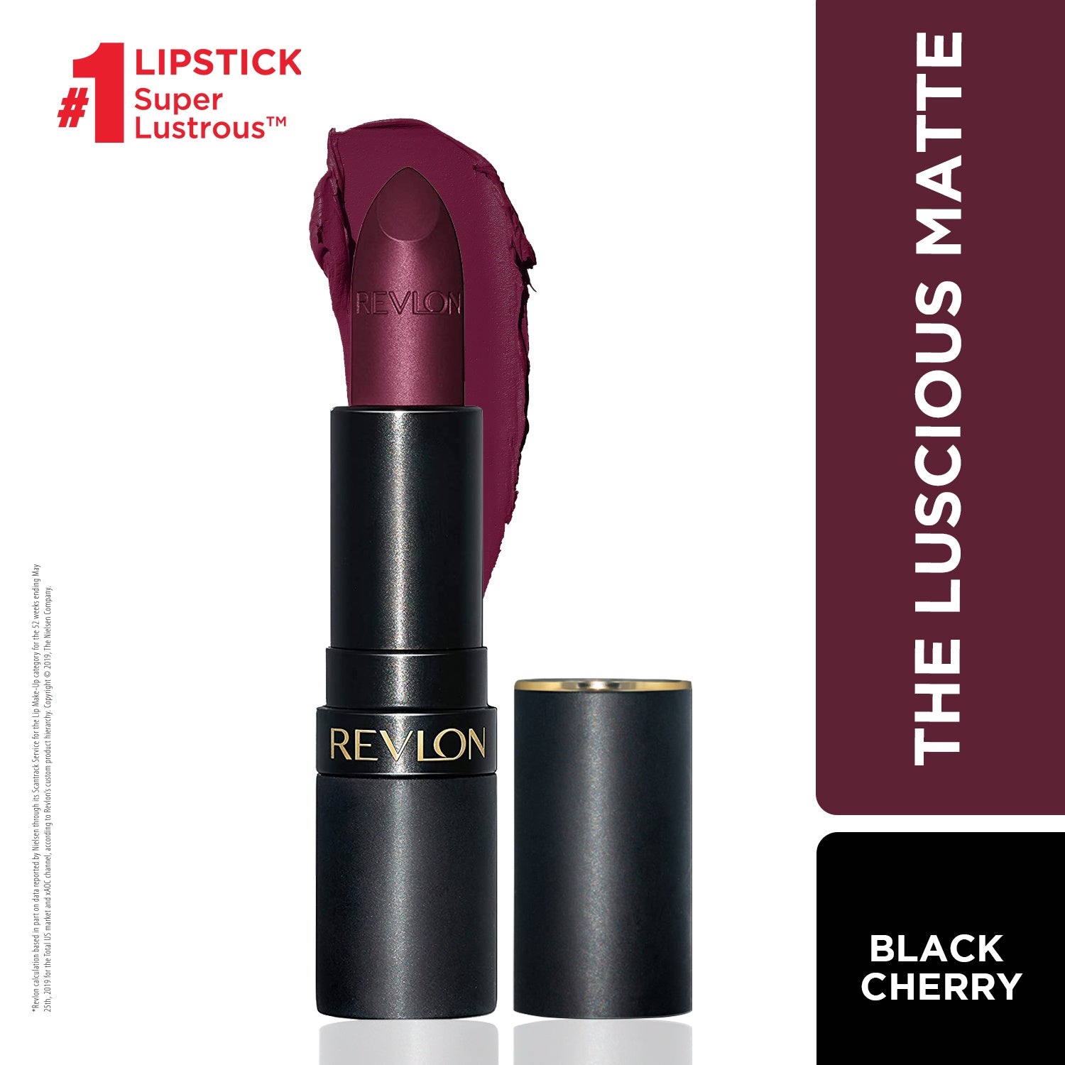 Super Lustrous Creme Lipstick Black Cherry, 4.25g