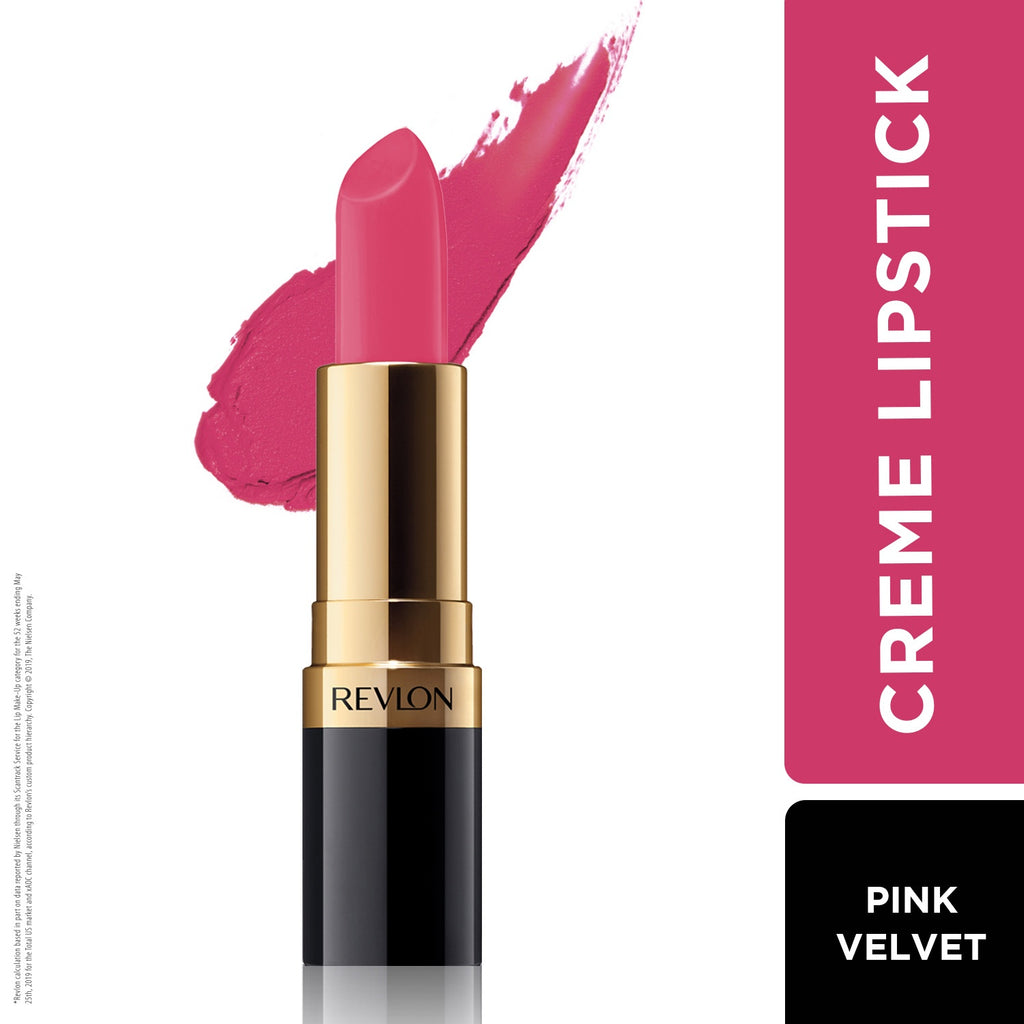 Super Lustrous Creme Lipstick,Pink Velvet, 4.25g