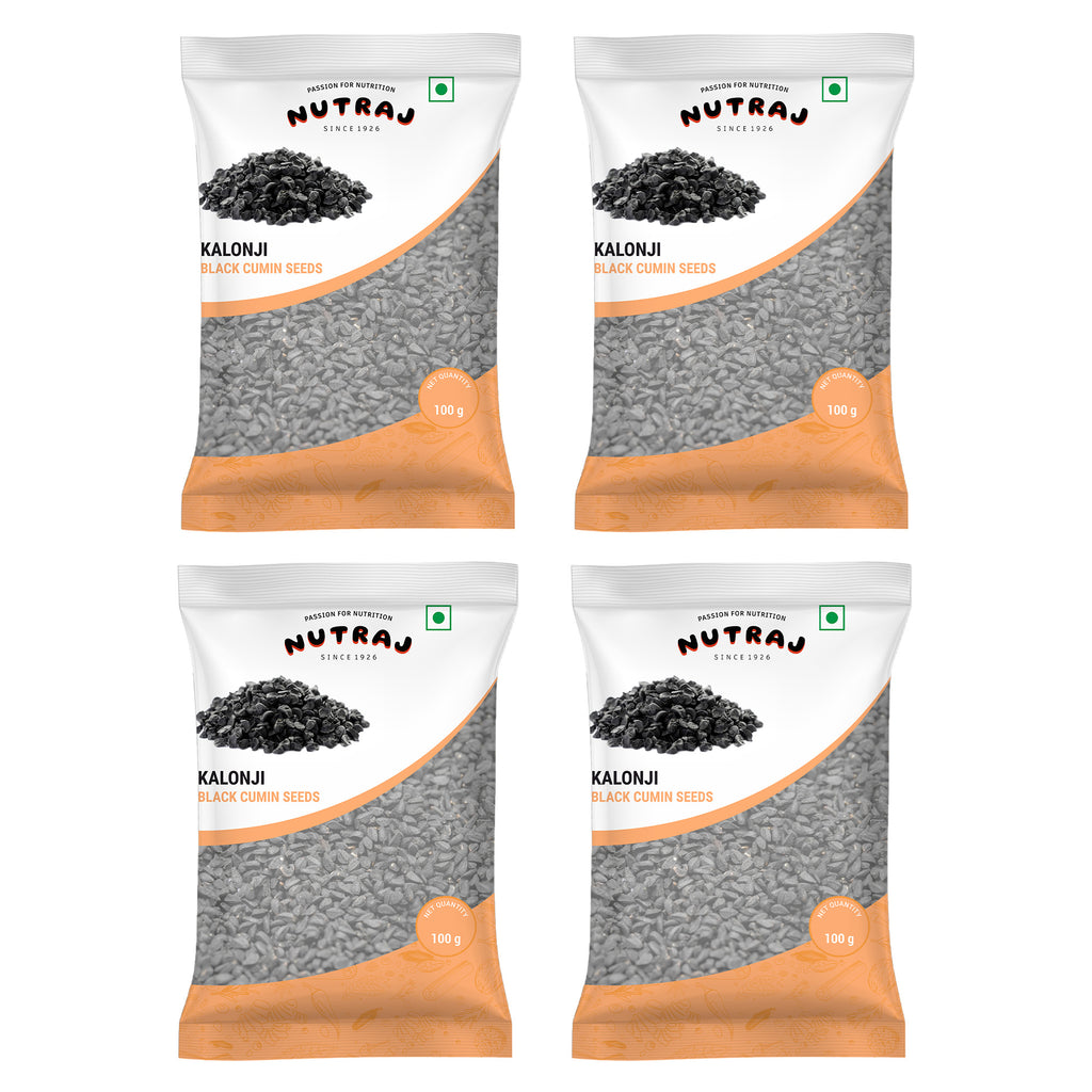 Kalonji Seeds  (100G X 4) Pouch | Nigella Seeds | Black Cumin Seeds