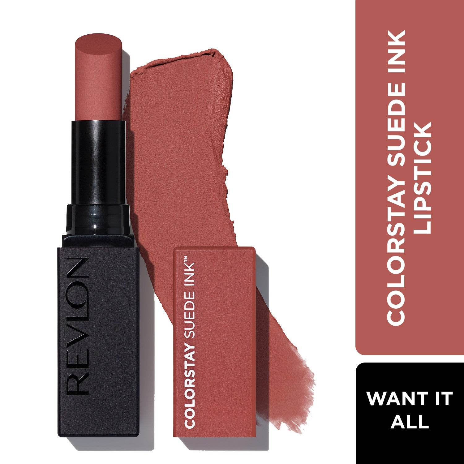 Colorstay Waterproof, Longwear Want It All Suede Ink Lipstick 2.55g