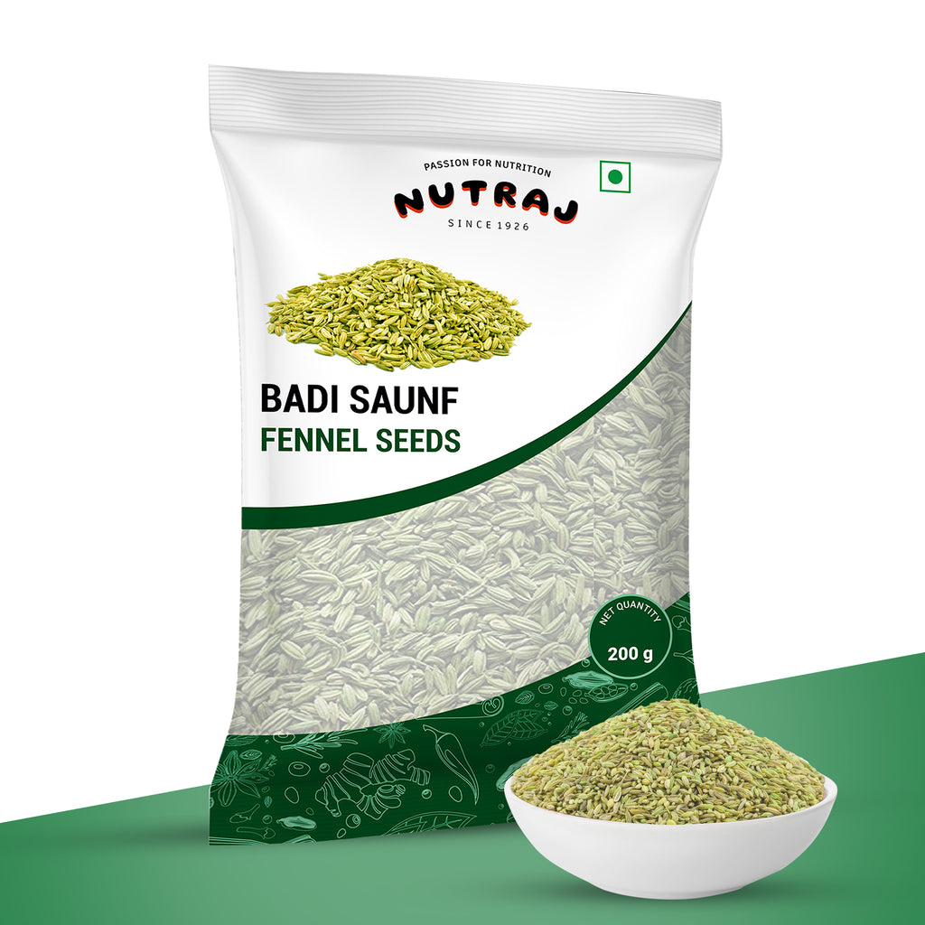 Whole Fennel Seeds (Badi Saunf) 200Gm | Mouth Freshner Saunf 100% Pure And Natural | Whole Spices