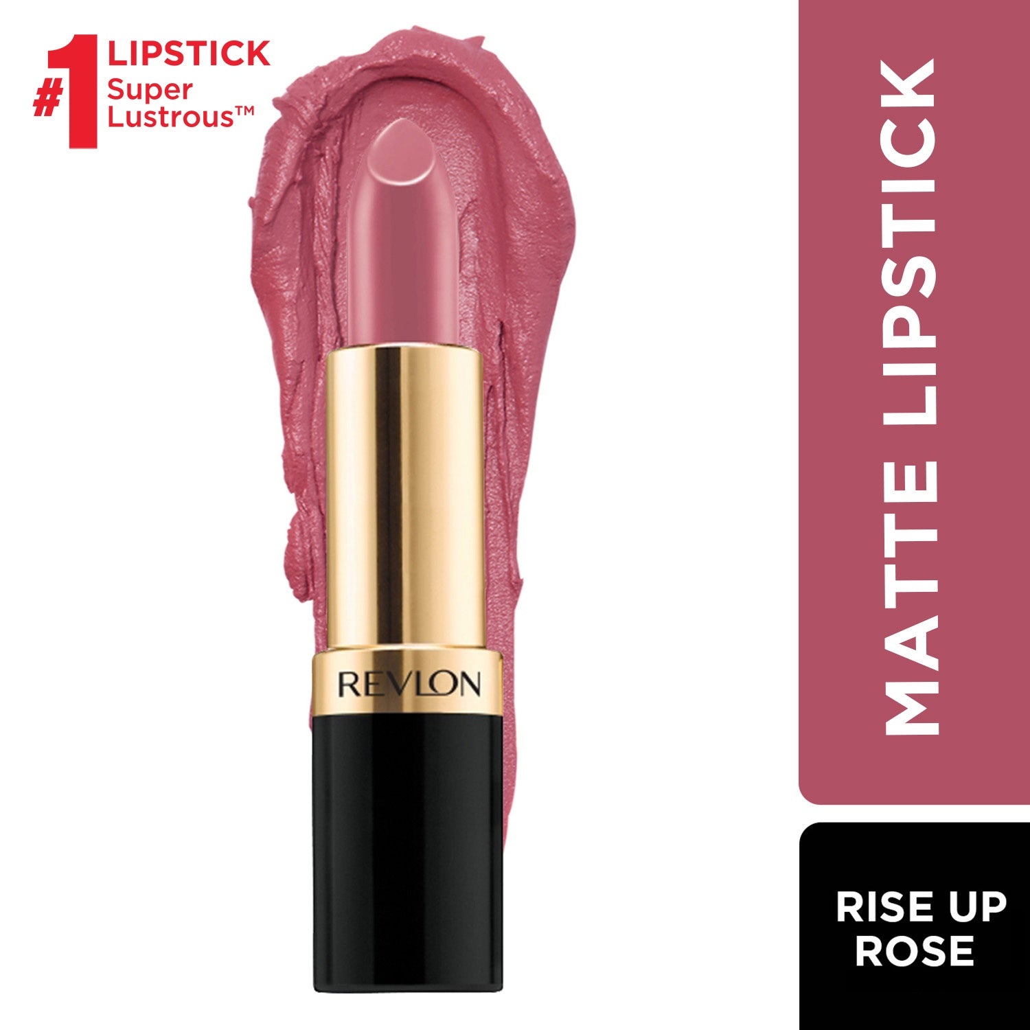 Super Lustrous Matte Lipstick, Rise Up Rose, 4.25g