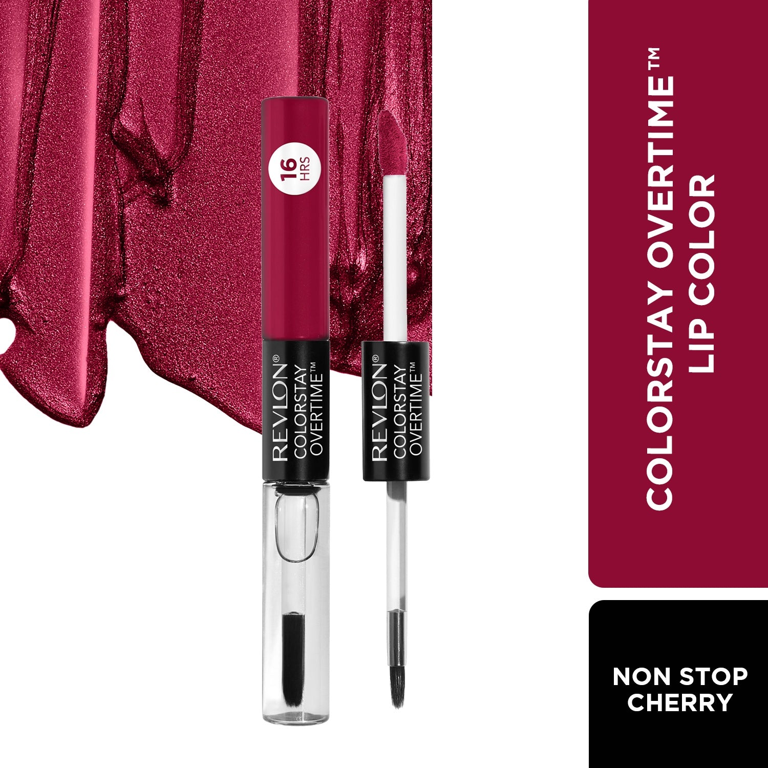 Colorstay Overtime Long-Wearing, Shiny Non Stop Cherry Lip Color 4g