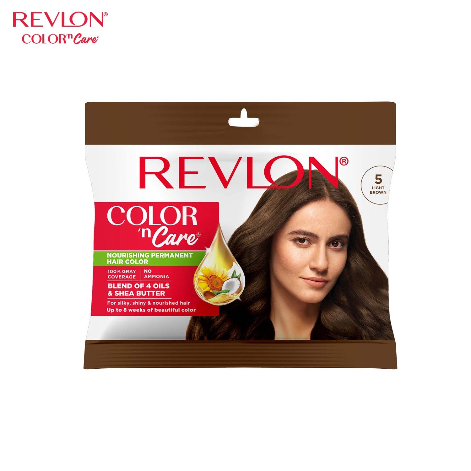 Color 'N Care Nourishing Permanent Hair Color - 5 Light Brown-50g