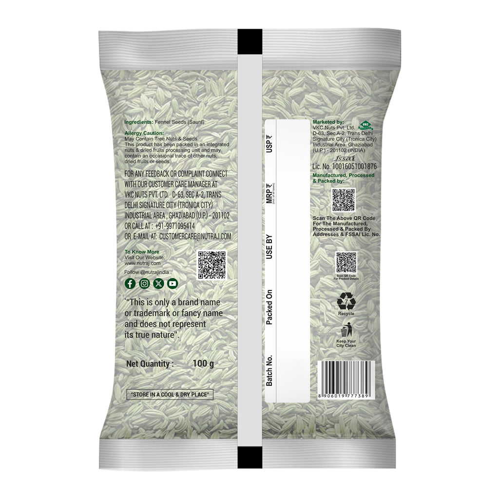 Whole Fennel Lucknawi 100Gm | Barik Saunf | Fennel Seeds | Mouth Freshner Saunf | Whole Fennel 100% Pure And Natural | Whole Spices