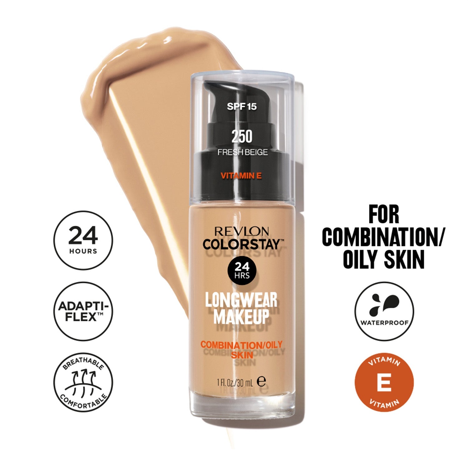 Fresh Beige Colorstay Long Wear Make Up For Oily Skin 30ml