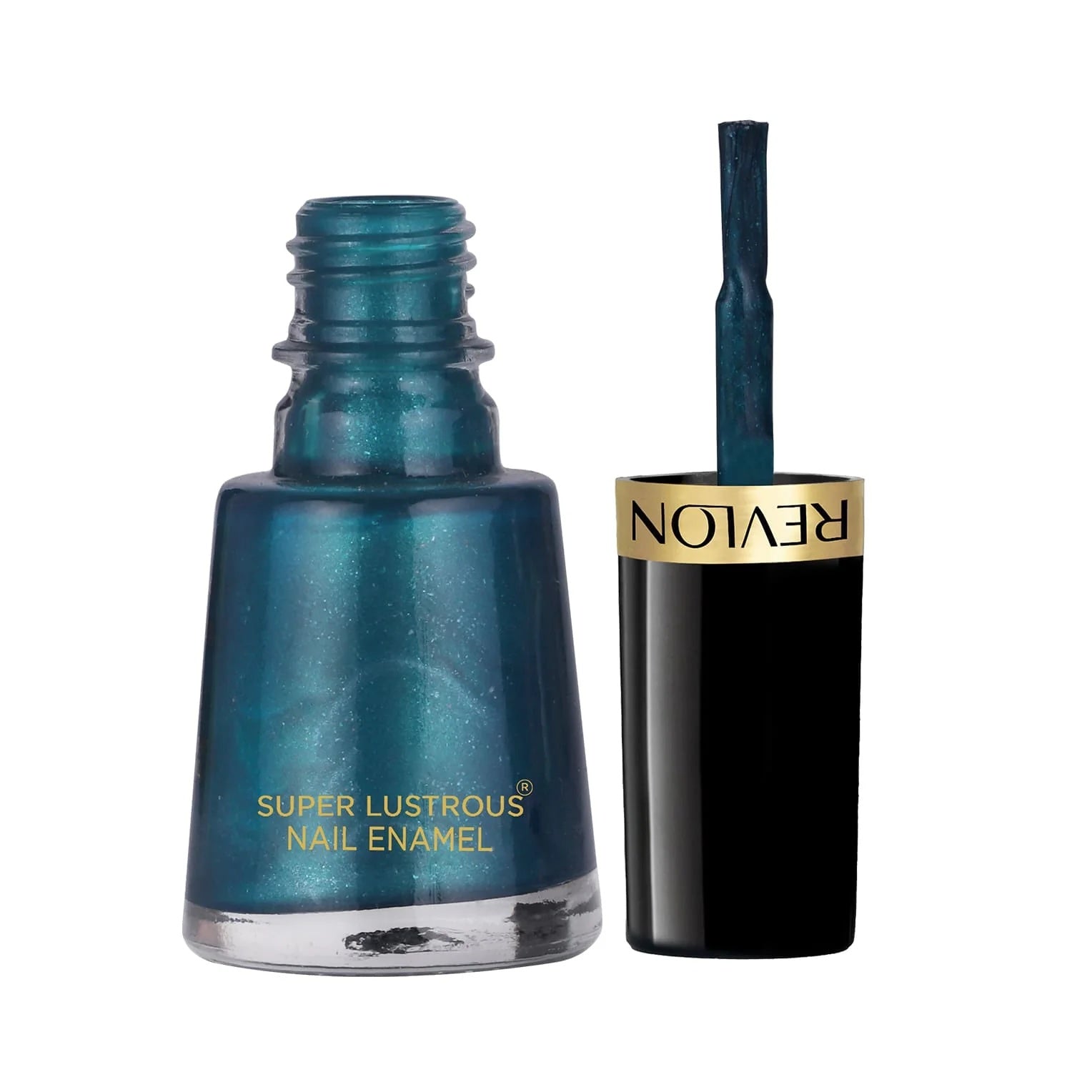 glossy Finish Nail Enamel, Peacock Blue, 8ml