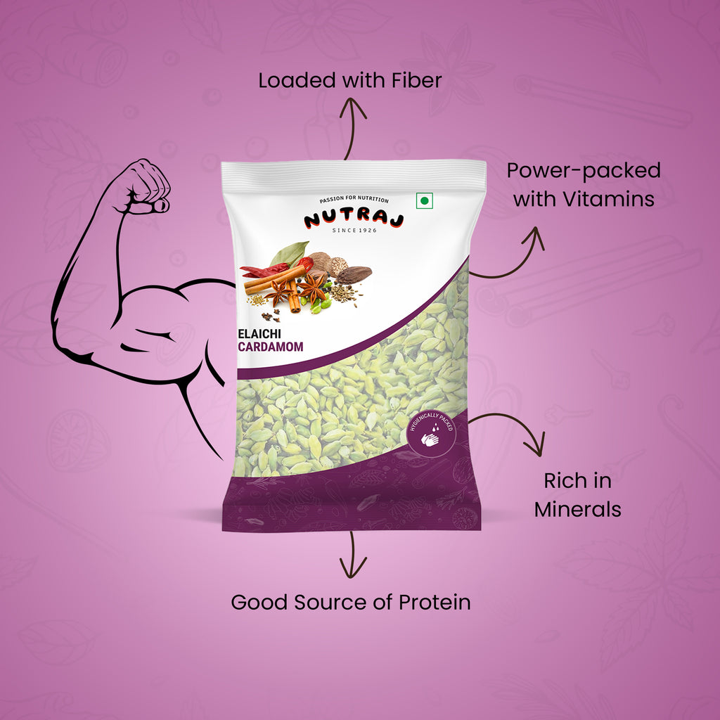 Whole Cardamom 500G Pouch | Elaichi | Whole Spices