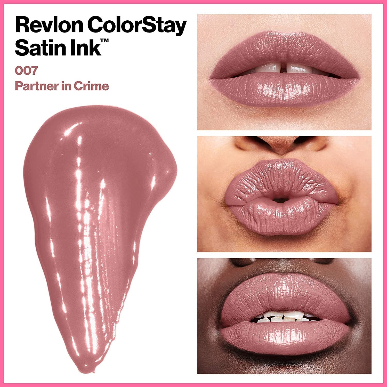 Longwear Rich 16-Hour Liquid Lip Color Partner In Crime Colorstay Satin Ink 5g