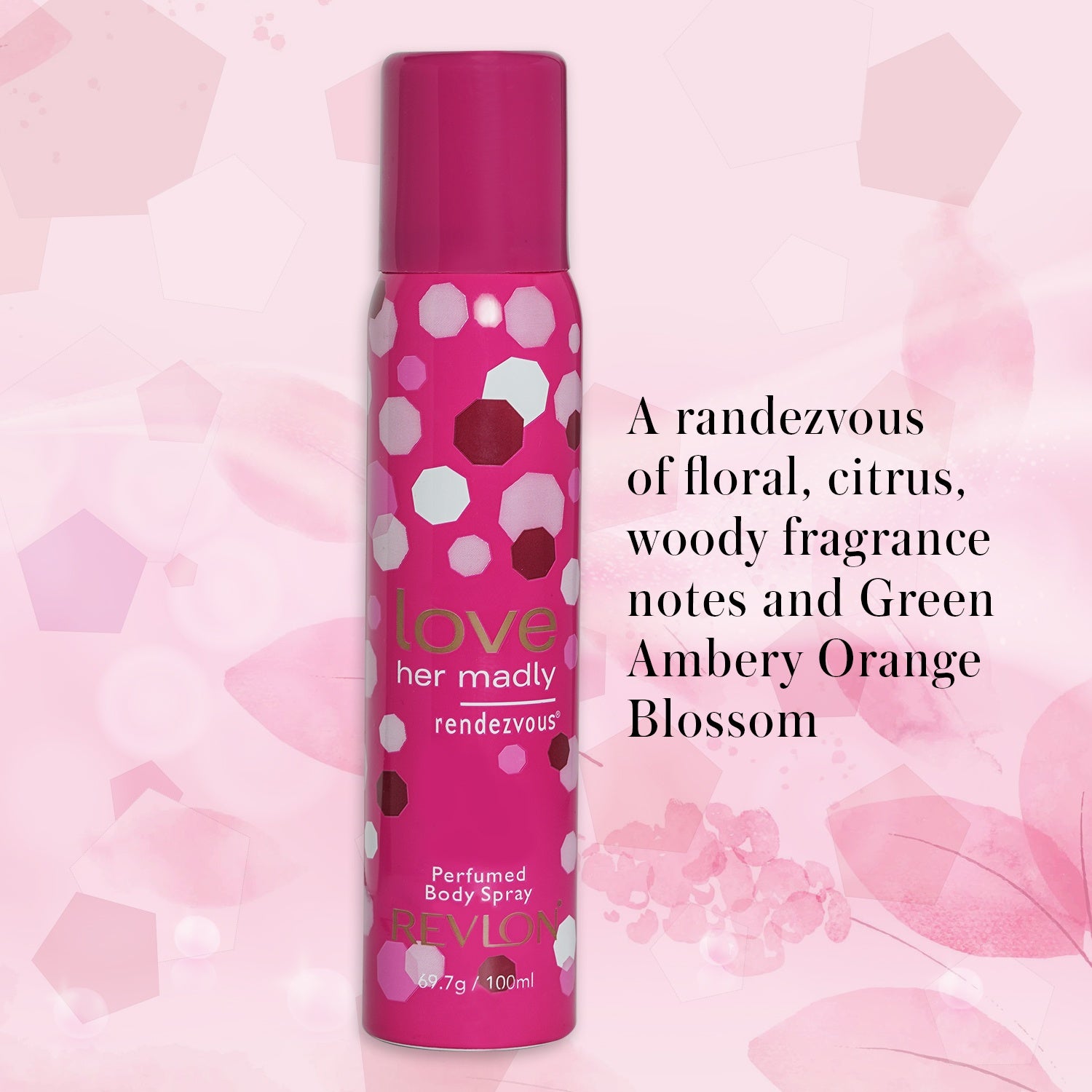Love Her Madly Rendezvous Perfumed Deodorant Body Spray For Women, 100ml