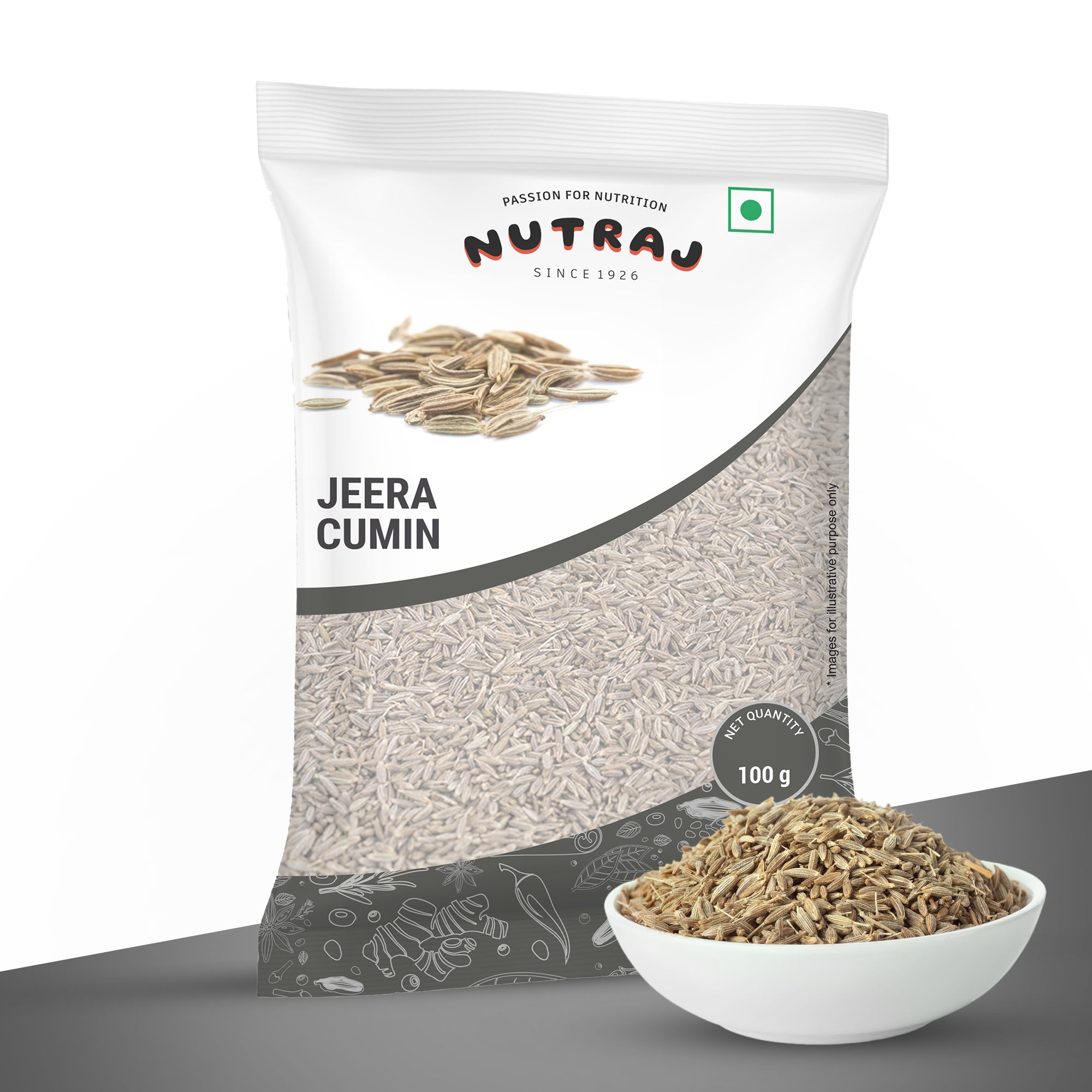 Whole Cumin 100 Gm Seeds | Jeera 100Gm