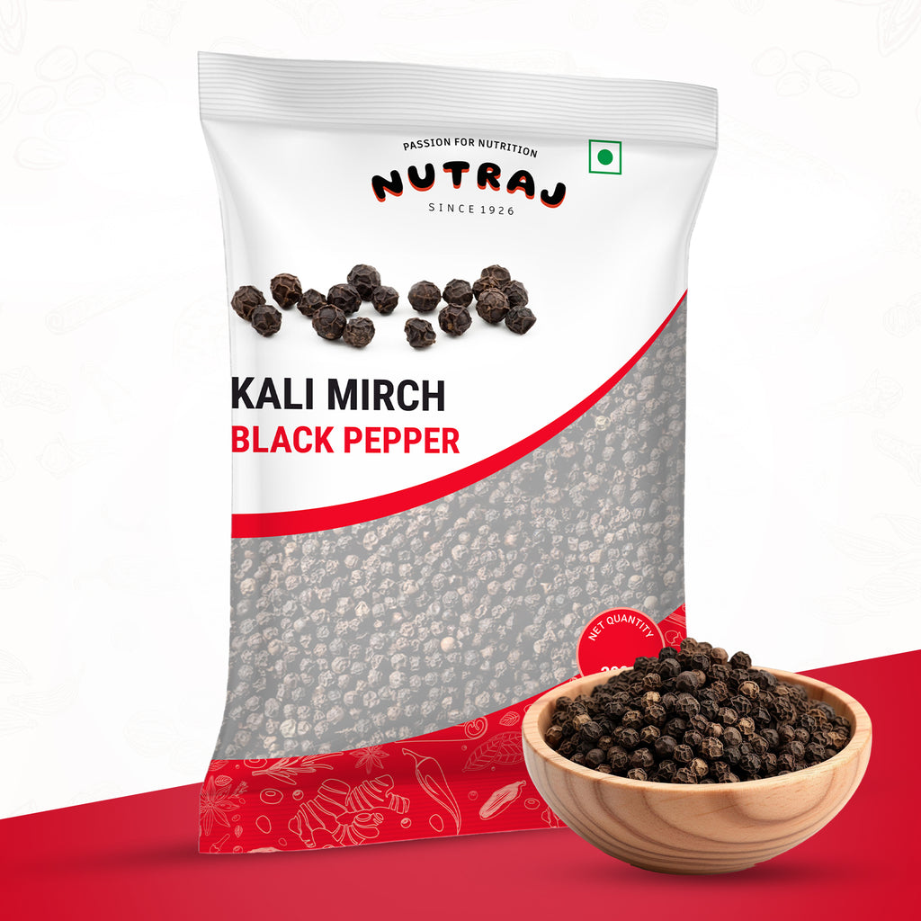 Black Pepper Seeds 200G | Kali Mirch | Authentic Taste Whole Black Pepper | Black Pepper Can Support Digestion