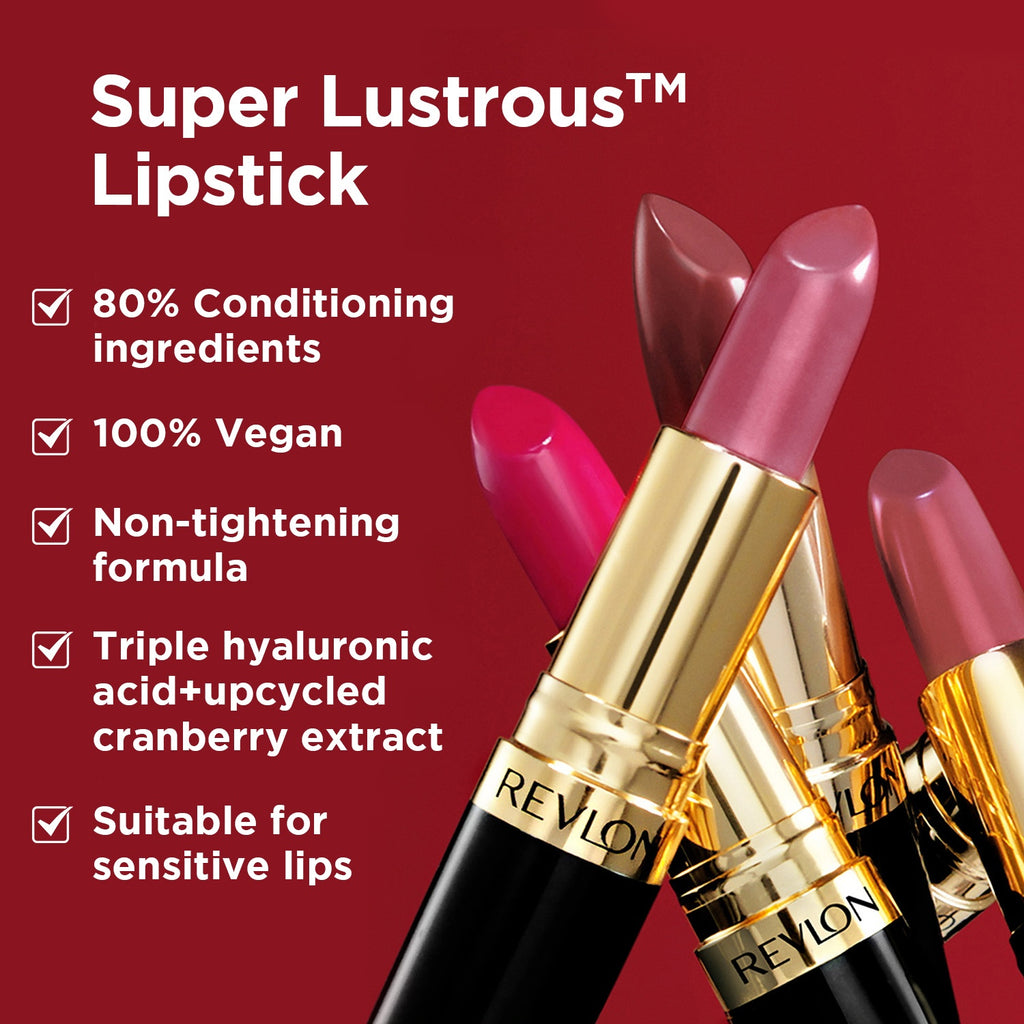 Super Lustrous Creme Lipstick,Candied Rose, 4.25g