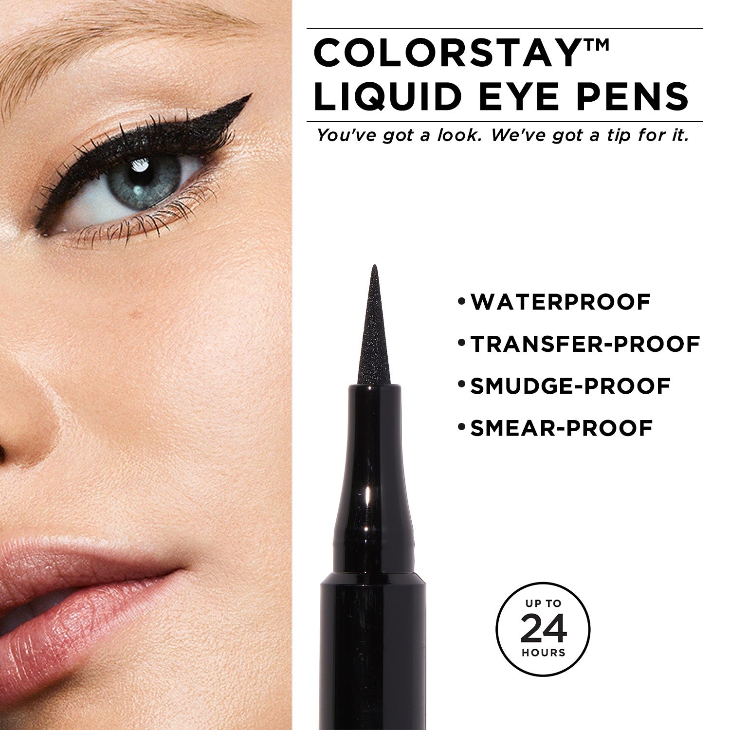 Colorstay Sharp Line Liquid Eye Pen 16g-Black