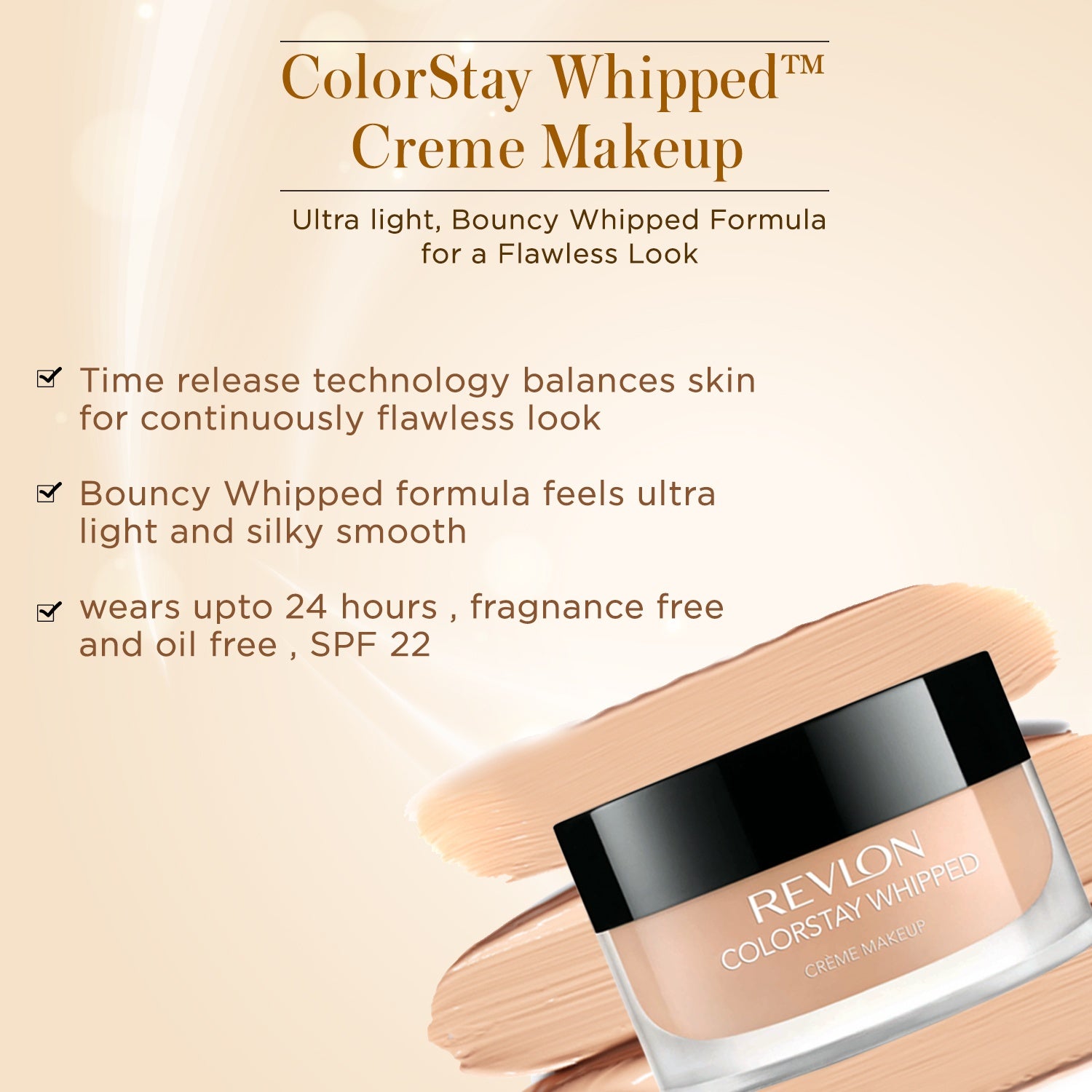 Colorstay Whipped Makeup Ultra-Light Natural Ochre Creme 23.7g
