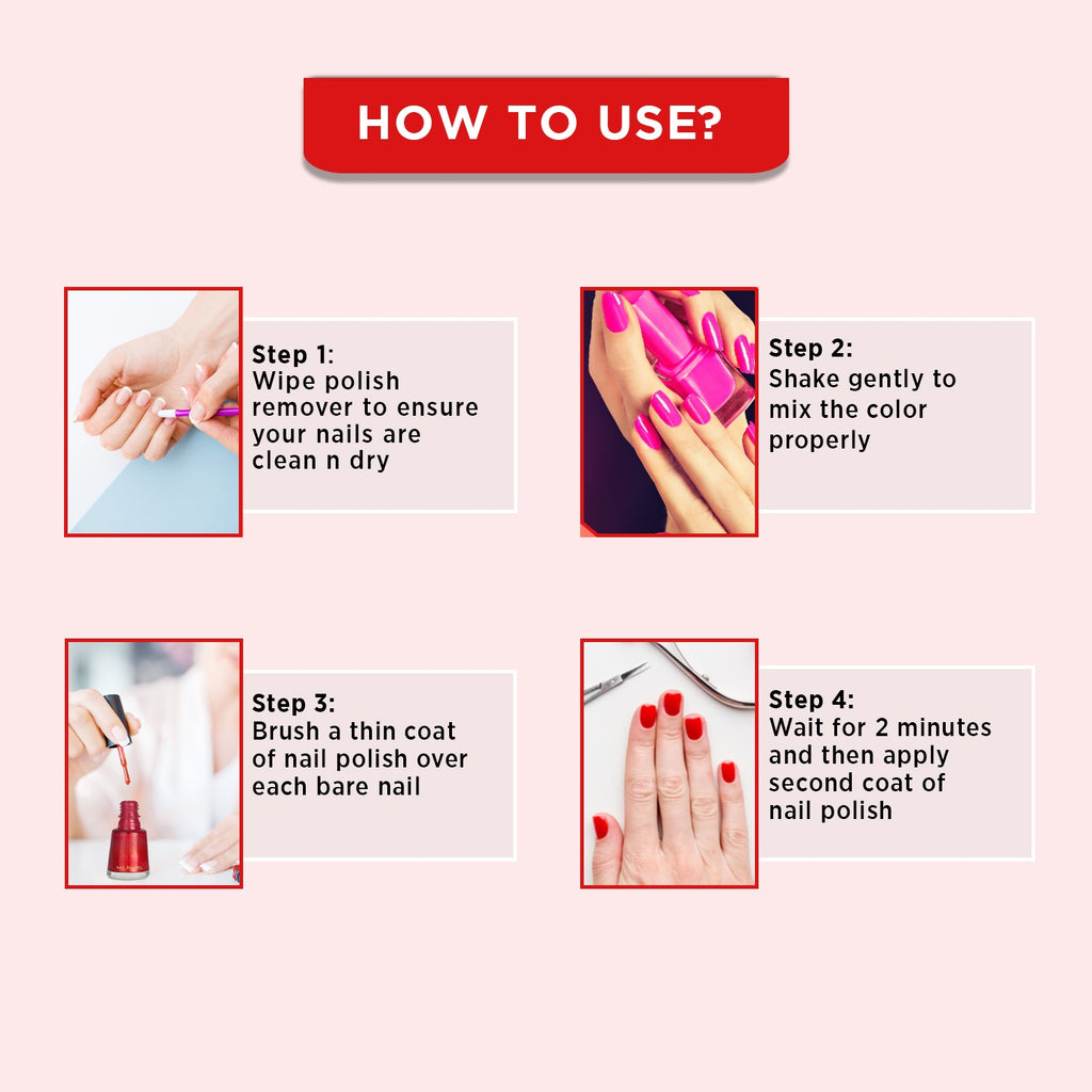 glossy Finish Nail Enamel, Peacock Blue, 8ml