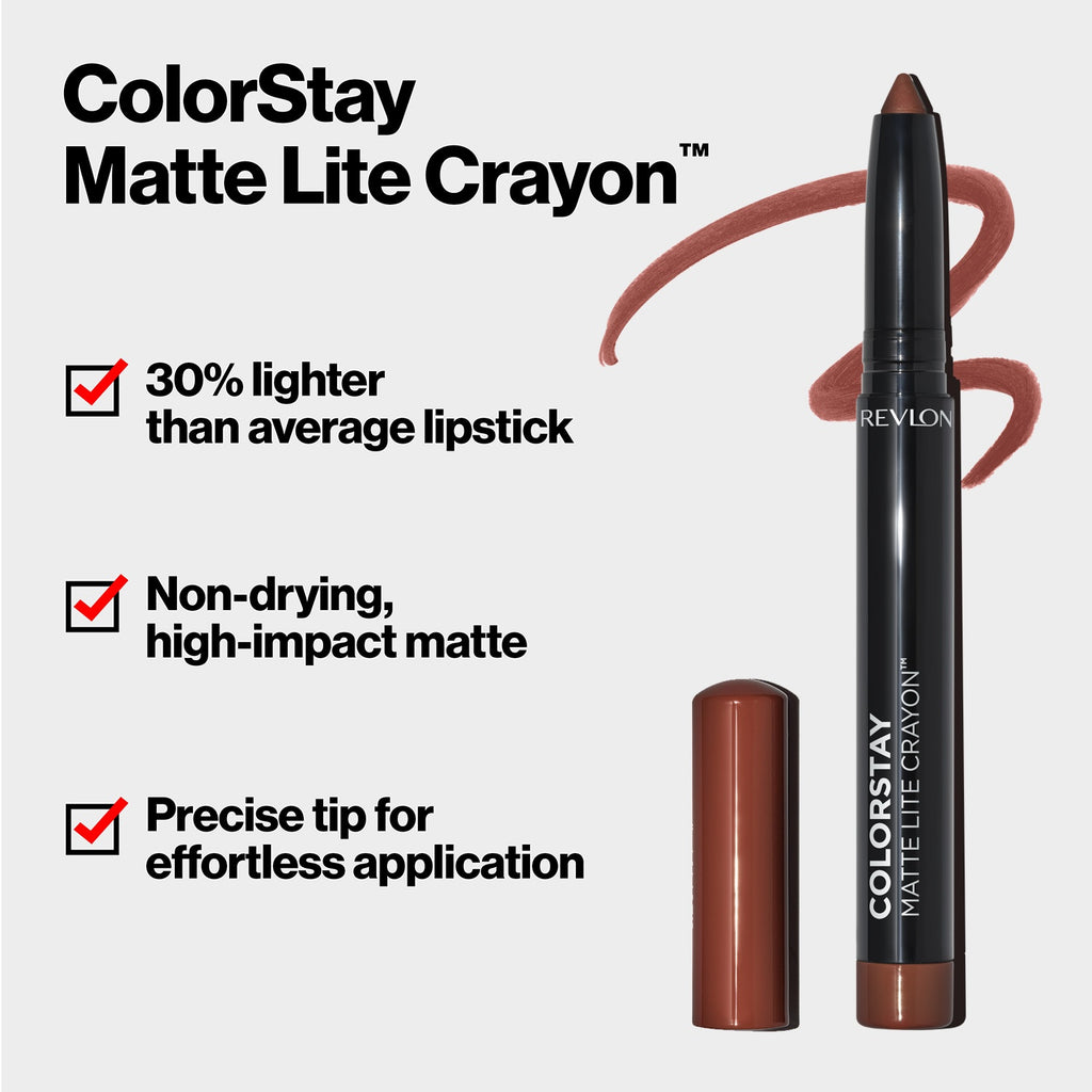 Colorstay Matte Lite Crayon Bold Color Lipstick-1.4g