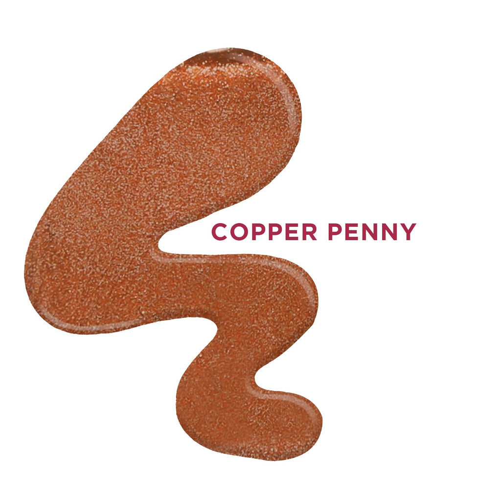 Matte Finish Nail Enamel, Copper Penny, 8ml