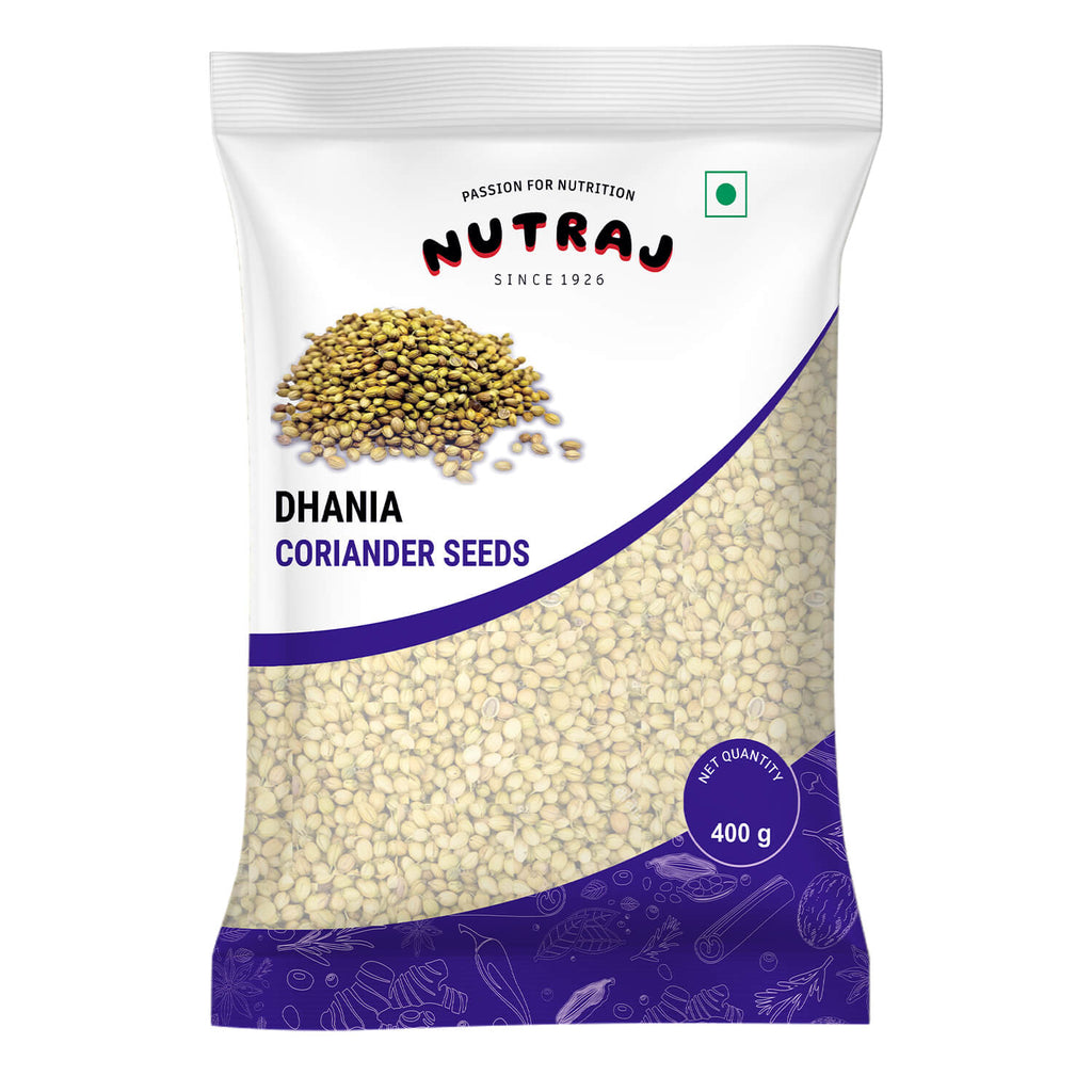 Whole Spices 800G Combo Pack - Coriander Seeds (Dhania) 400G + Cumin (Jeera) 200G + Black Mustard Seeds (Barik Rai) 200G | Sabut Khada Masala