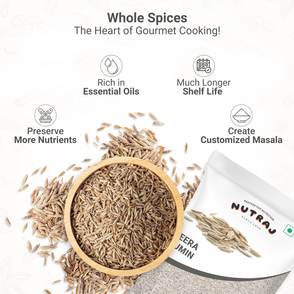 Whole Cumin 500Gm Seeds | Jeera