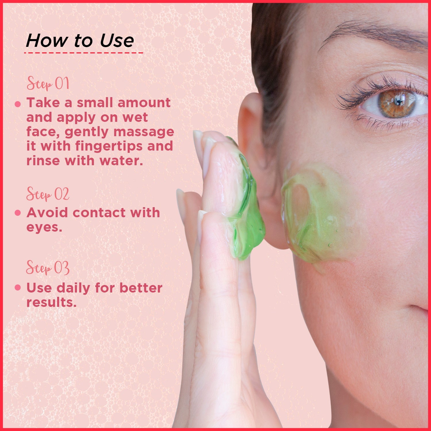Touch & glow Advanced Radiance gel Face Wash (100ml)