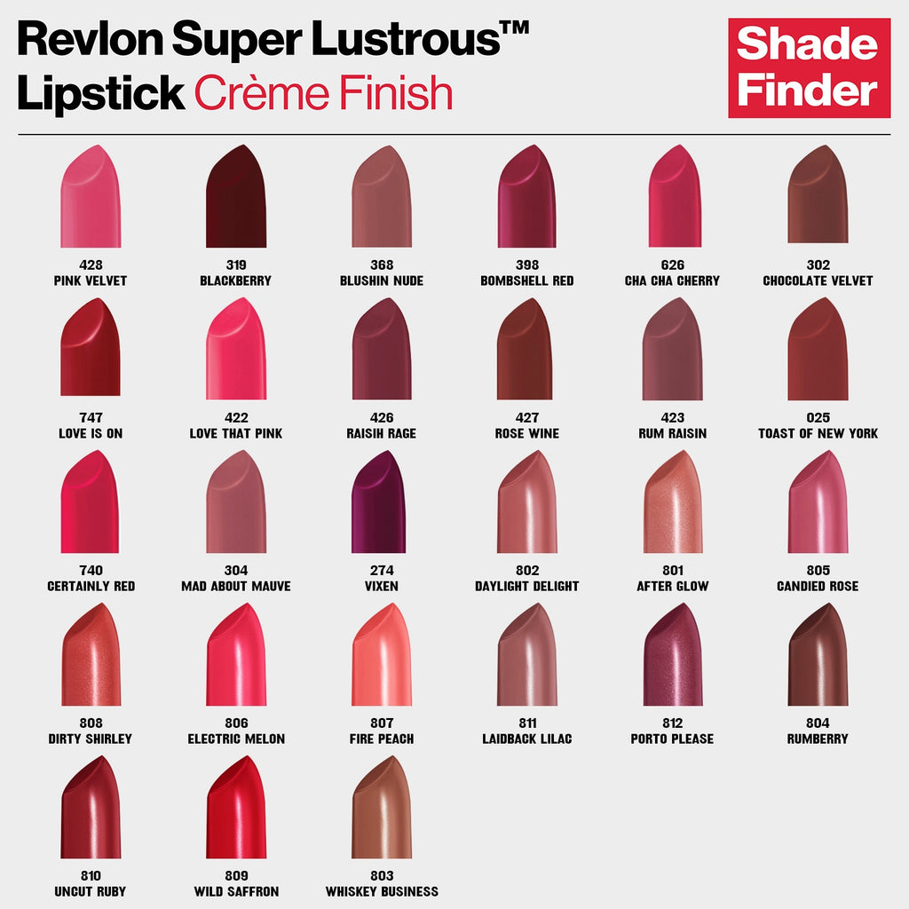 Super Lustrous Creme Lipstick Chocolate Velvet, 4.25g