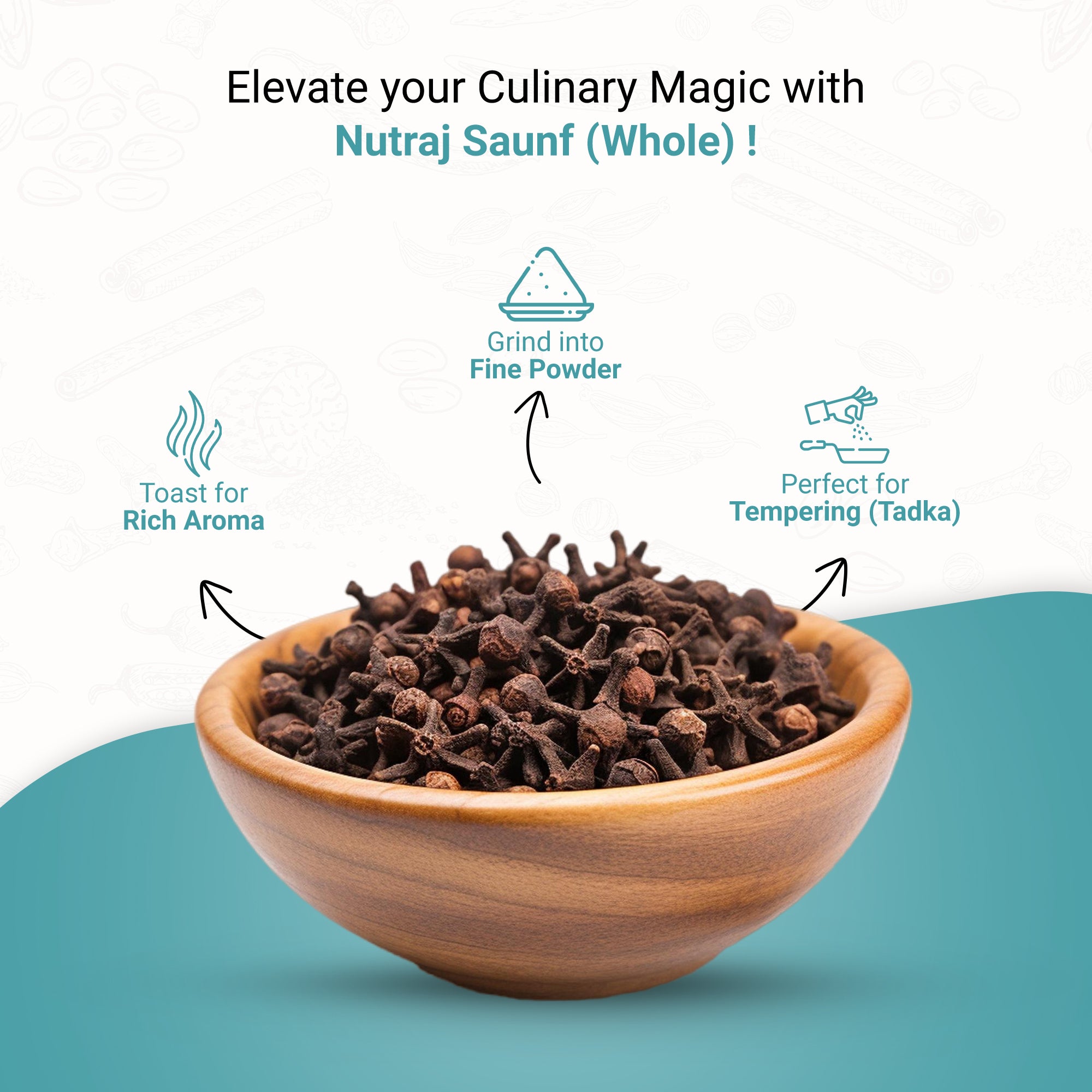 Whole Clove (Laung) 50Gm| Whole Spices