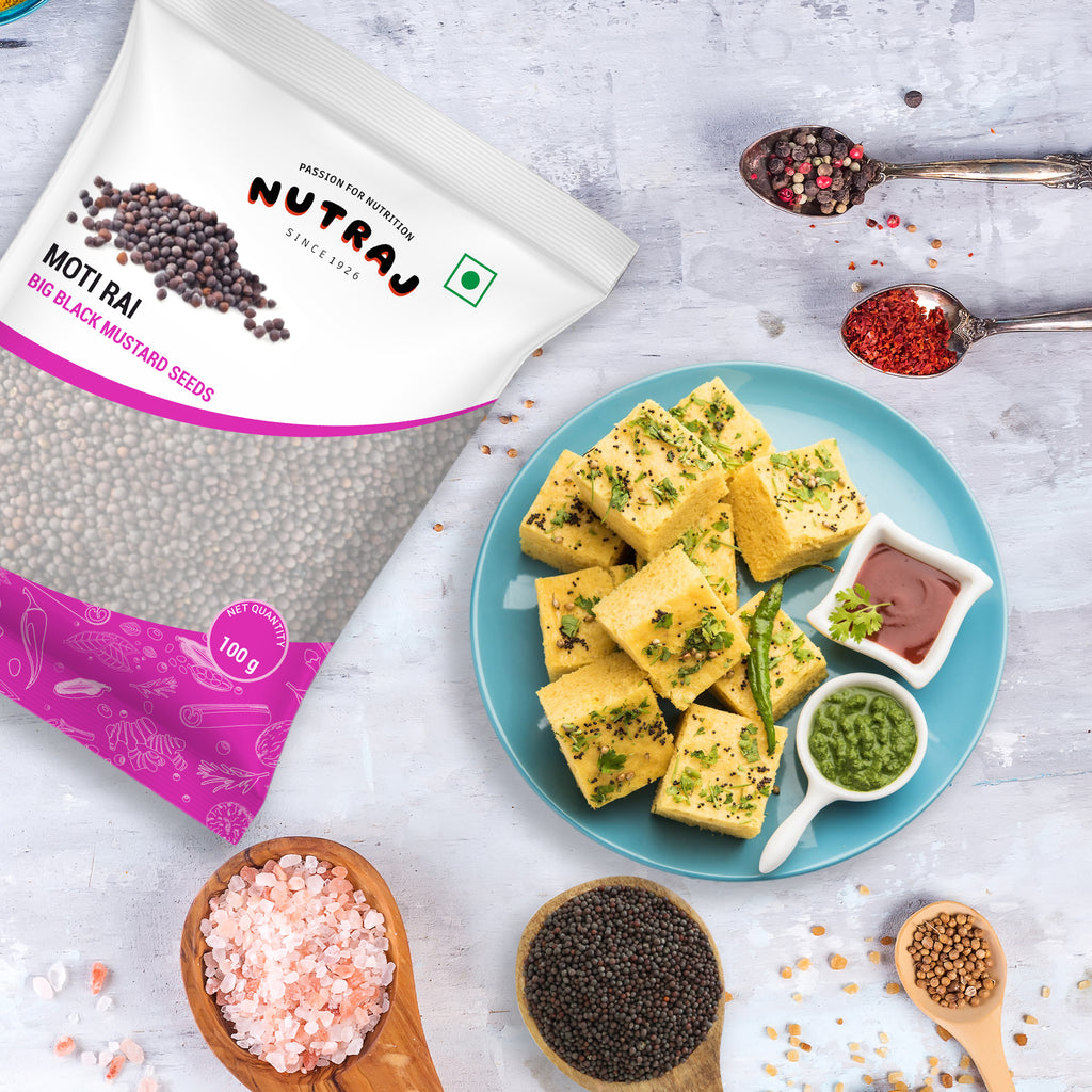 Whole Big Black Mustard Seeds 100Gm | Big Rai | Whole Kaali Rai Dana | Sarson Dana | Whole Spices