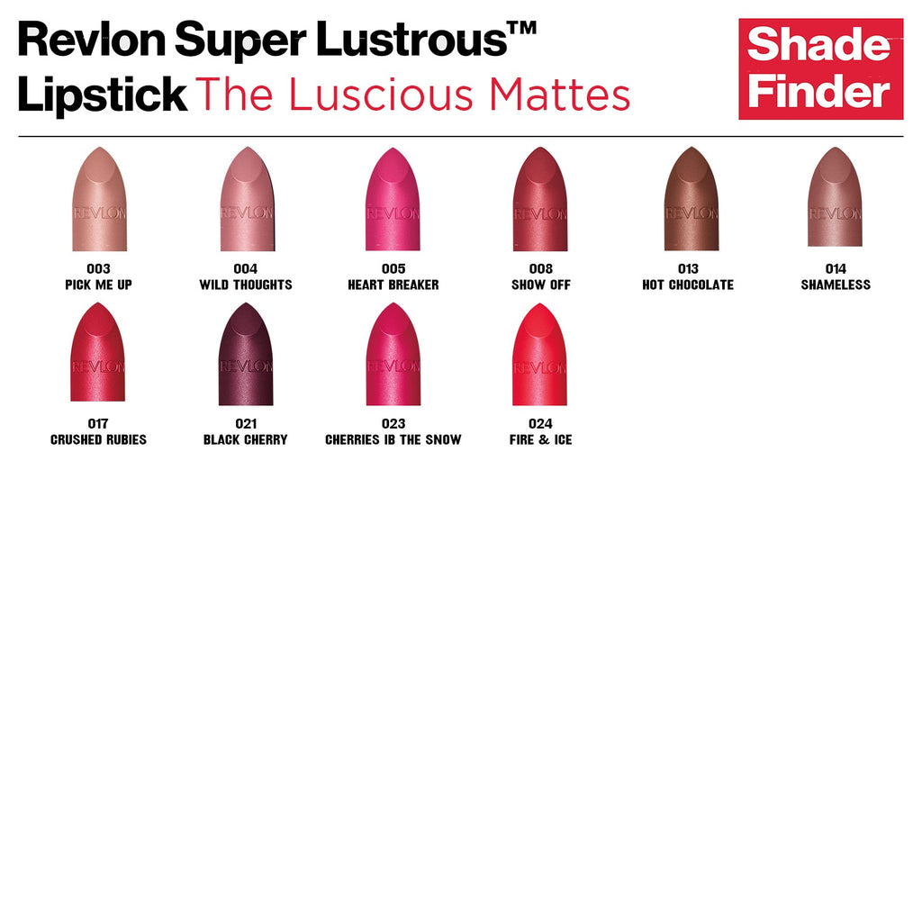 Super Lustrous Luscious Matte Lipstick, Wild Thoughts,4.25g