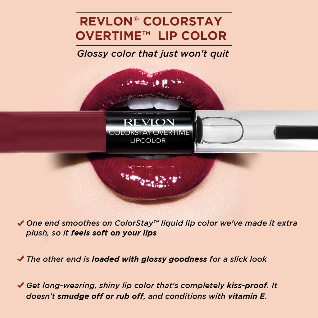 Relentless Raisin Colorstay Overtime Lipcolor 4g