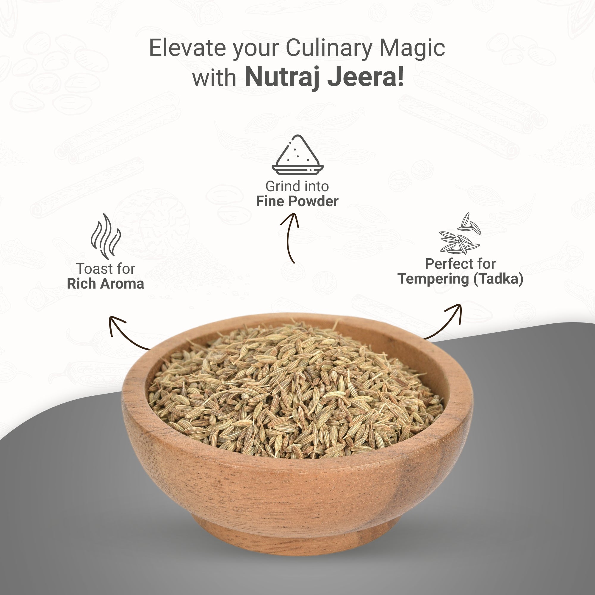 Jeera 200Gm |Cumin Seed | Sabut Jeera | Whole Spices | Sabut Masala